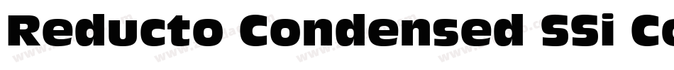 Reducto Condensed SSi Condensed字体转换